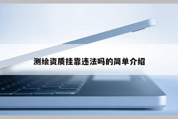 測(cè)繪資質(zhì)掛靠違法嗎的簡(jiǎn)單介紹