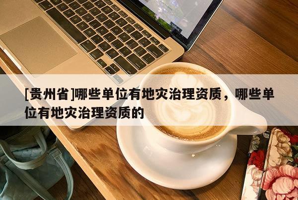 [貴州省]哪些單位有地災治理資質，哪些單位有地災治理資質的