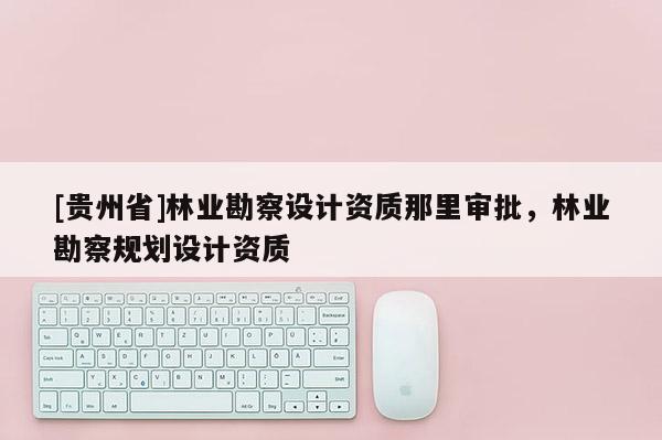 [貴州省]林業勘察設計資質那里審批，林業勘察規劃設計資質