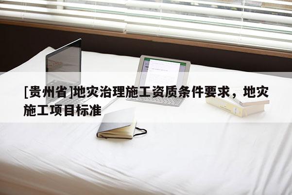 [貴州省]地災治理施工資質條件要求，地災施工項目標準
