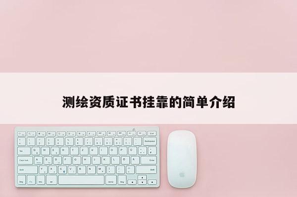 測(cè)繪資質(zhì)證書(shū)掛靠的簡(jiǎn)單介紹