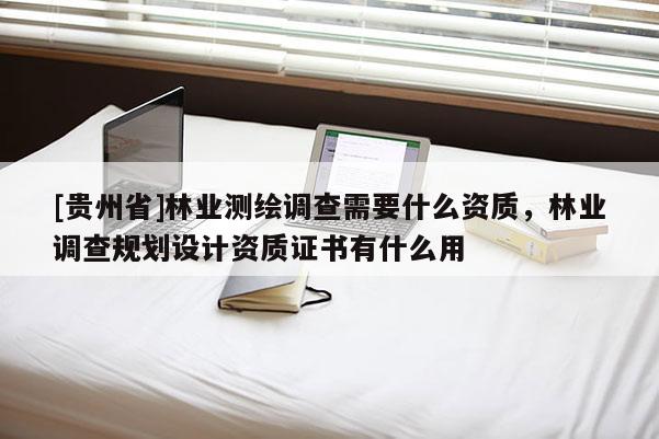 [貴州省]林業測繪調查需要什么資質，林業調查規劃設計資質證書有什么用