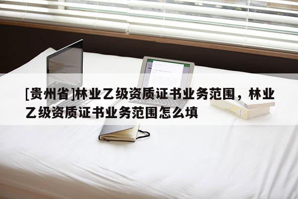 [貴州省]林業乙級資質證書業務范圍，林業乙級資質證書業務范圍怎么填