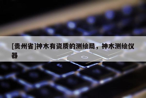 [貴州省]神木有資質的測繪局，神木測繪儀器