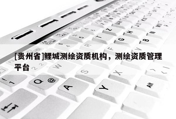 [貴州省]鯉城測(cè)繪資質(zhì)機(jī)構(gòu)，測(cè)繪資質(zhì)管理平臺(tái)